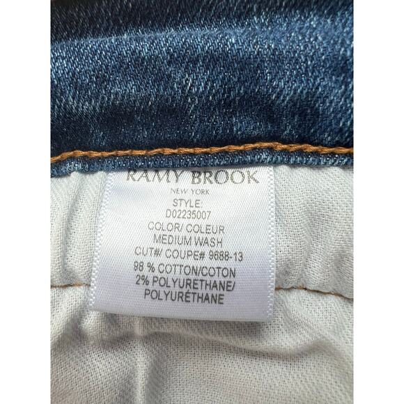 Ramy Brook Sz 29" Button Fly “Beatrix” Flare Medium Wash Blue Jeans NEW!! - Picture 8 of 10